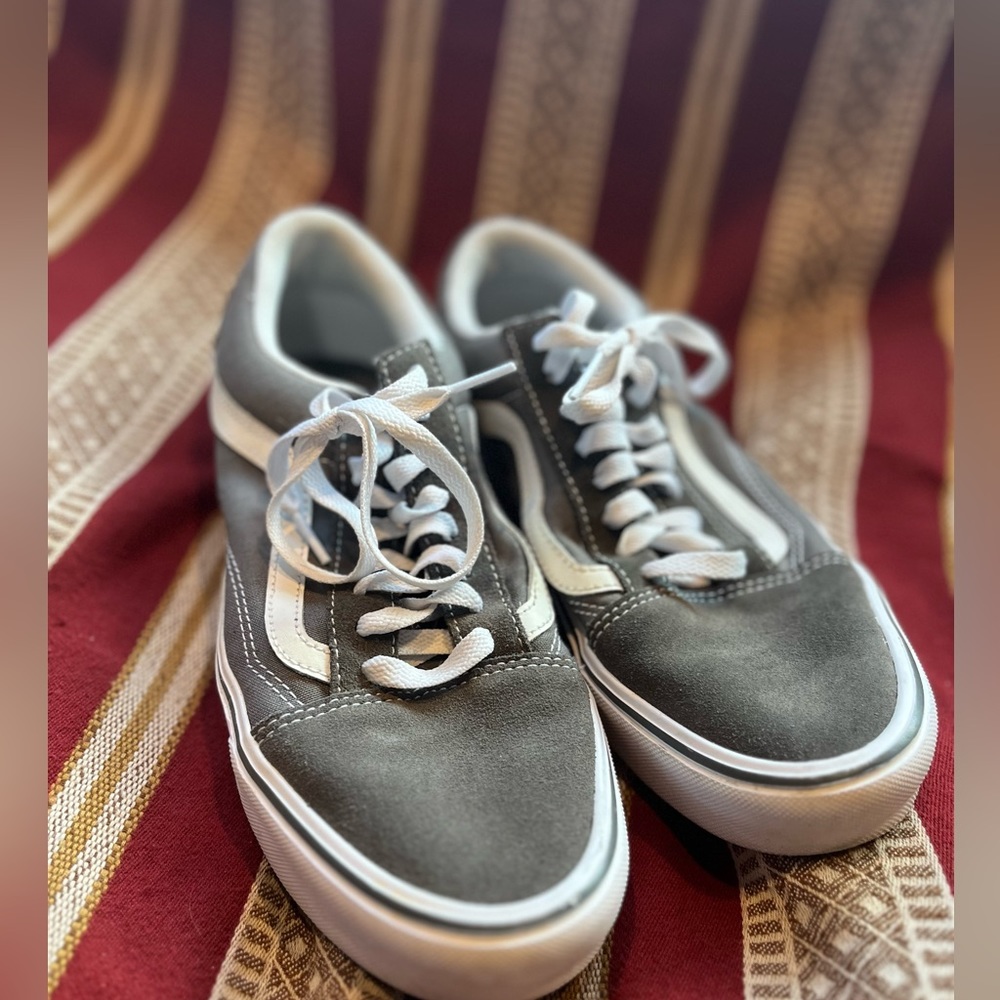 Vans White & Grey Ultracush